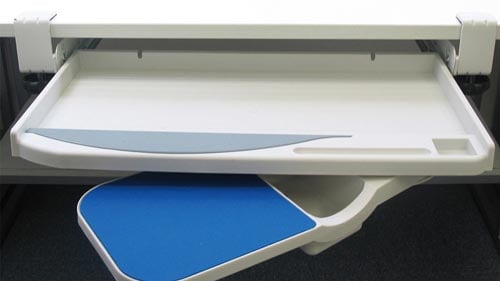 クランプ式キーボードトレイ