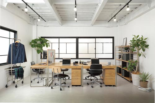 Dripシリーズ 引き出し付デスク 幅1200