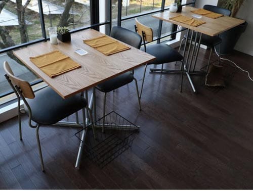 Dripシリーズ カフェテーブル ブラウン