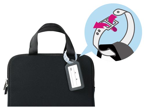 ネームタグ ブラック