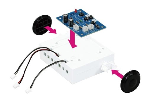 簡単ボタン制御ロボ(基板組立済)