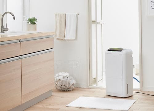 空気清浄付きコンプレッサー除湿機12L