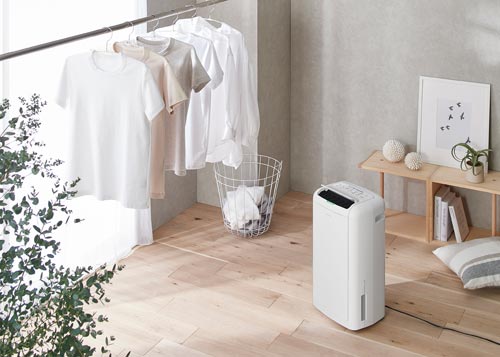 空気清浄付きコンプレッサー除湿機12L