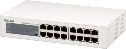 スイッチングハブ金属筺体/電源内蔵モデル