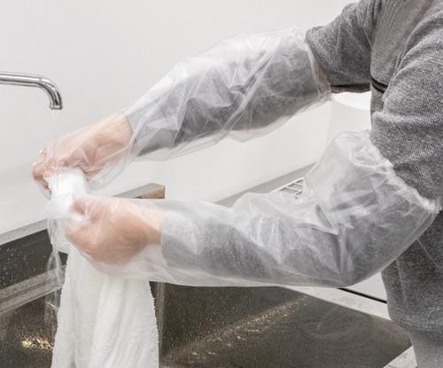 PH 使い捨て介護用手袋ロング フリー 30枚入