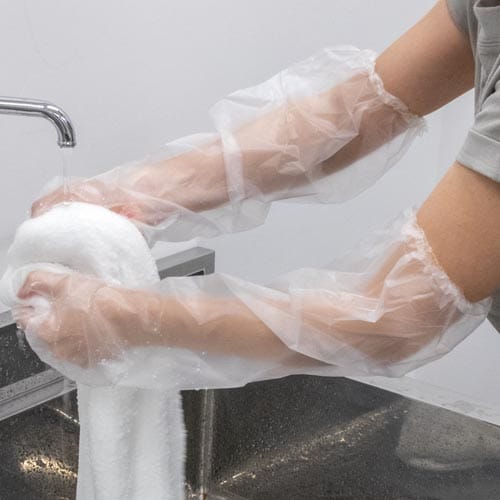 PH 使い捨て介護用手袋ロング フリー 30枚入