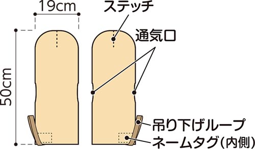 PH 体圧除圧グローブ ベージュ 2枚入