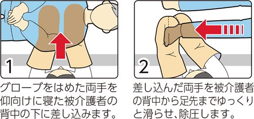 PH 体圧除圧グローブ ベージュ 2枚入