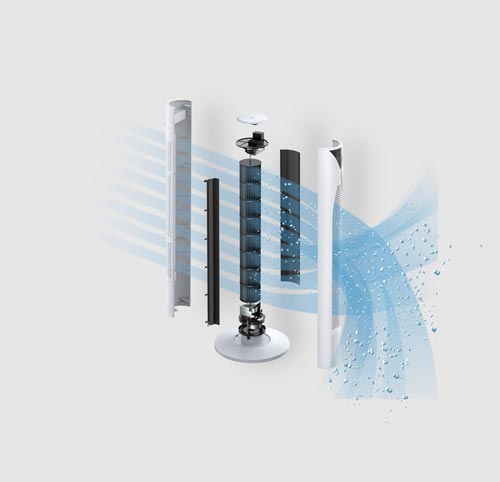 ハイブリッドタワーファンマーレ アイスブラック