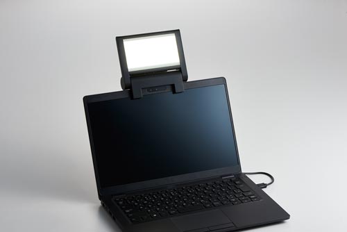 Web会議用スクエアライト クロ