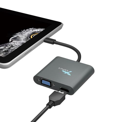 Type−C to HDMI&VGA変換アダプター