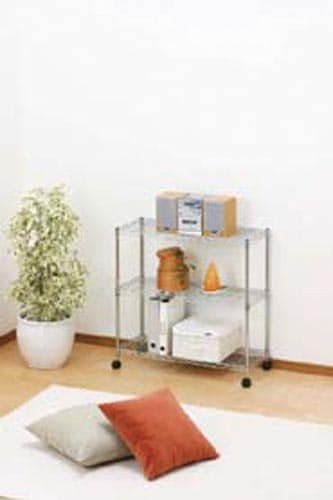 メタルシェルフ 幅800×高830 キャスター付