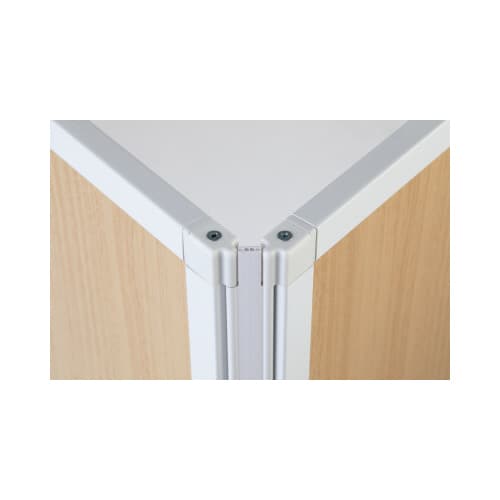 2連パーティション 木目ホワイトボードタイプ