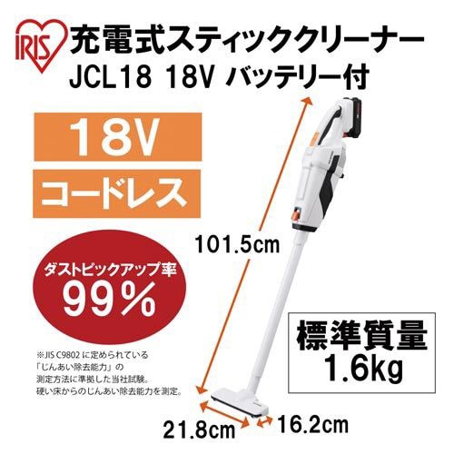 充電式スティッククリーナー 18V