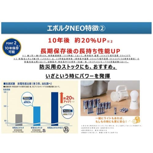 電池チェッカー+エボルタNEO 単3 100本