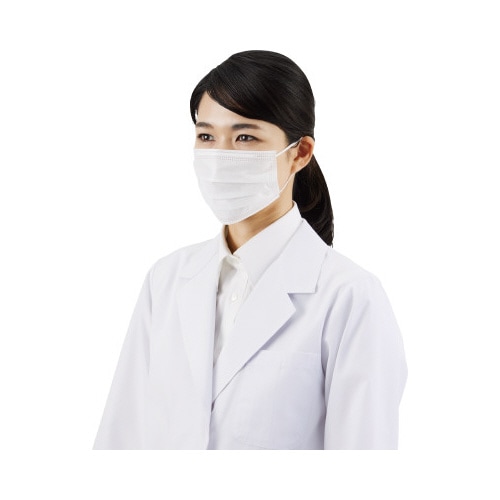 3層式サージカルマスク ホワイト 50枚×5