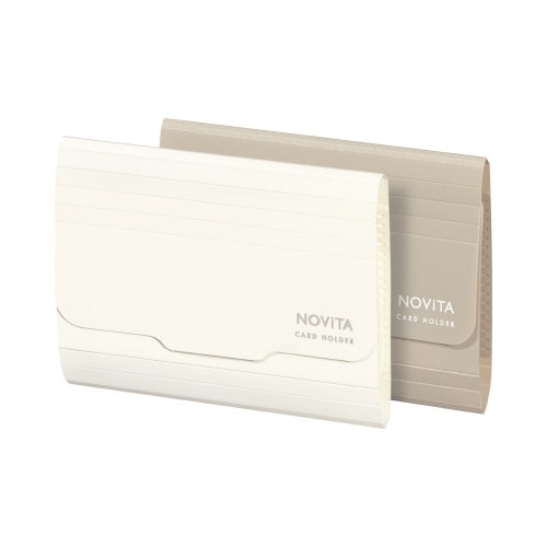 カードホルダー<ノビータ>6Pサンドベージュ×10