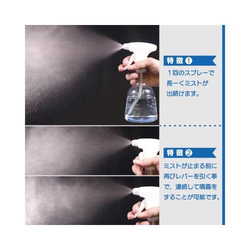 霧が長ーく出るスプレー