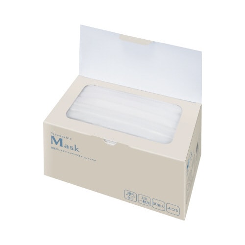 1枚ずつ取り出しやすいマスク 口元ゆったり ふつう