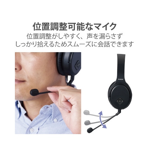 無線ヘッドセット 2.4GHz USBアダプタ付