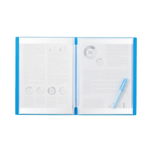 書き込めるクリヤーブック パープル