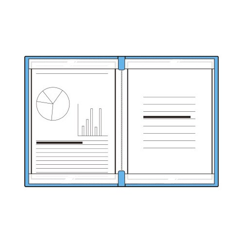 書き込めるクリヤーブック パープル