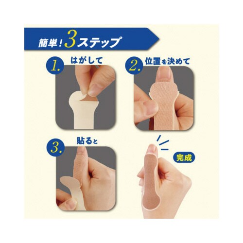 腱鞘サポート指かるテープ