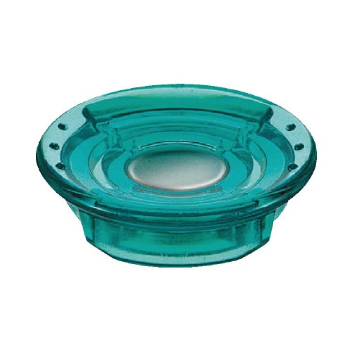 超強力カラーマグネット30φ透明緑4個入X5