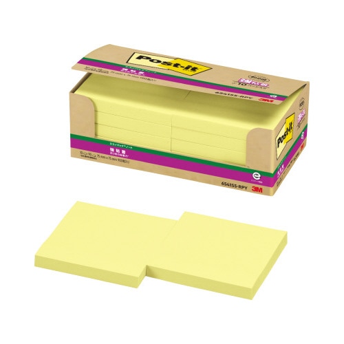 ポストイット強粘着75×75 パステル 黄10冊