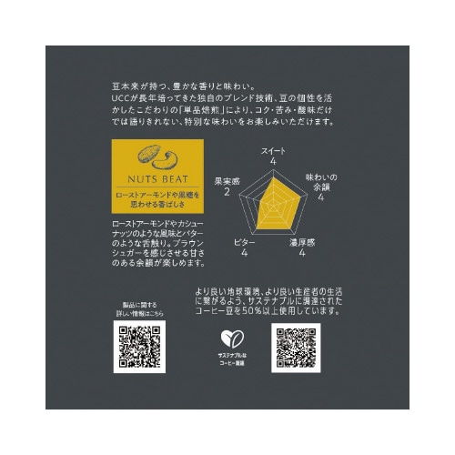 GSPプレミアム ナッツビート 粉 150g