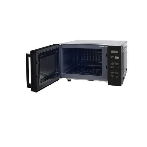 フラット電子レンジ18L BK色