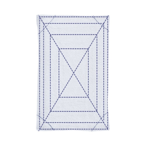 ほつれにくい雑巾(洗濯機対応・白)10枚入り×50