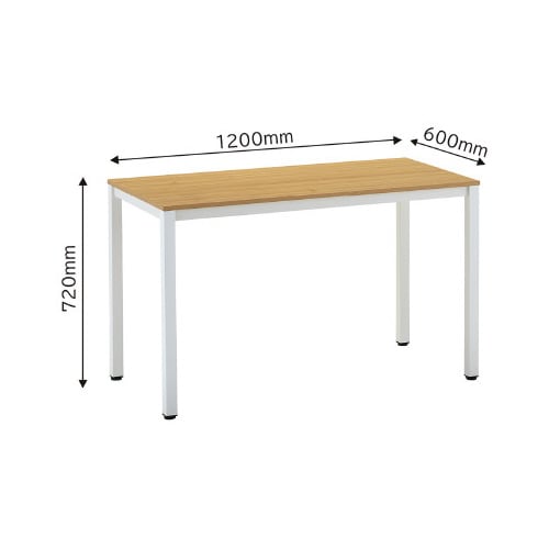 SKテーブル 幅1200奥行0600 ナチュラル