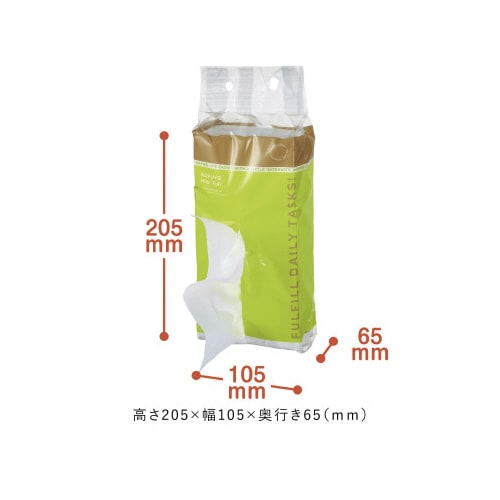 吊り下げられるキッチンペーパー 3枚重ね75組