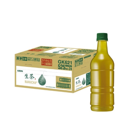 生茶ラベルレス 525ml 24本