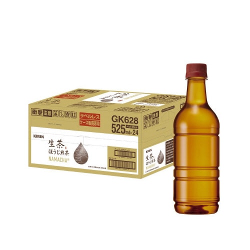 生茶ほうじ煎茶ラベルレス 525ml 24本