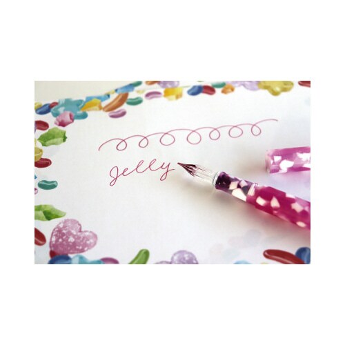 ギターガラスペンオーロラロング ジェリーホワイト