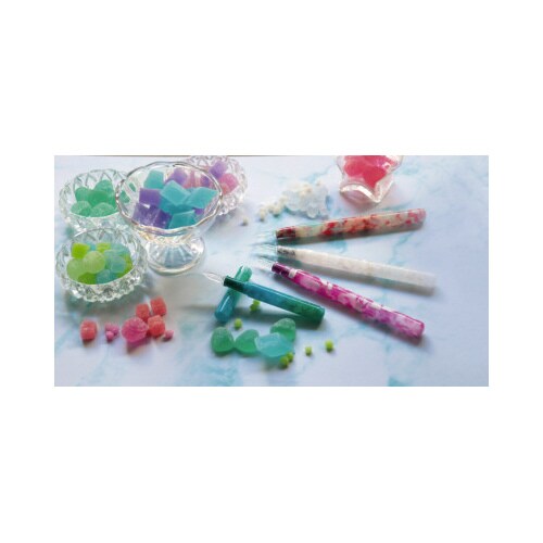 ギターガラスペンオーロラロング ジェリーピンク