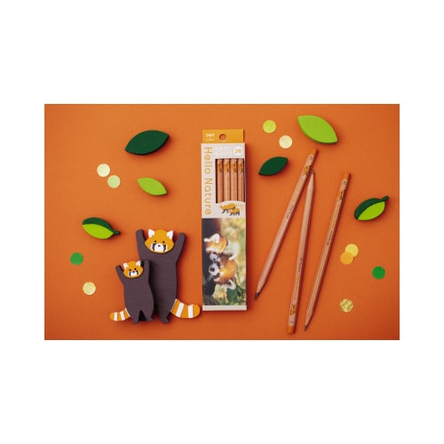 かきかた鉛筆 ハローネイチャー2レッサーパンダ6B