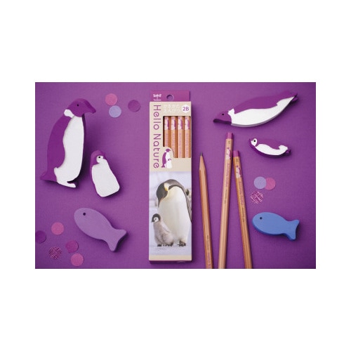 かきかた鉛筆 ハローネイチャー2 ペンギンB