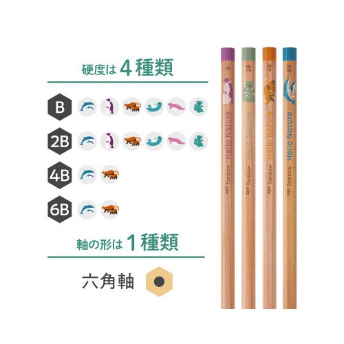 かきかた鉛筆 ハローネイチャー2 ラッコB