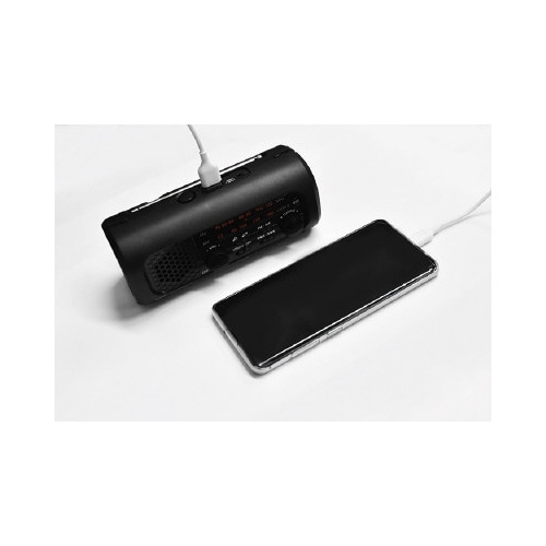 さすだけ充電ラジオライト3 ブラック
