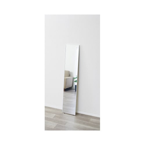 軽くて割れない壁掛けミラーホワイト30×150