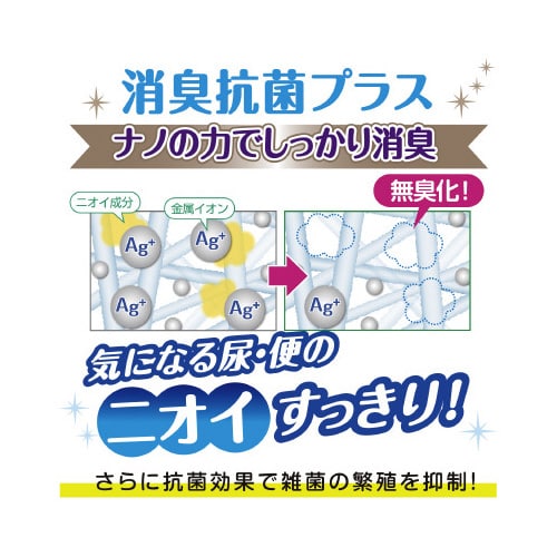 肌ケア アクティ うす型パンツ M−L18枚