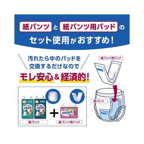 肌ケア アクティ うす型パンツ M−L18枚