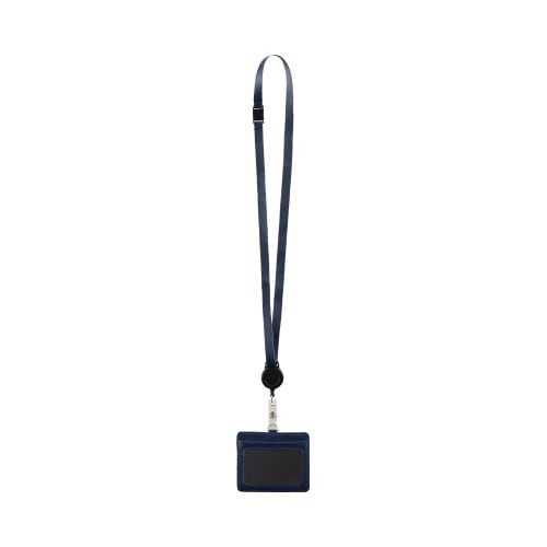 持ちやすいバンド付IDカードホルダー 紺