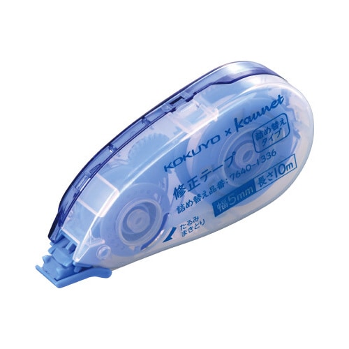 修正テープ詰め替えタイプ本体5個+カートリッジ5個