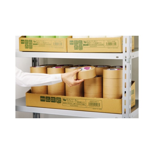 取り出しやすい箱入りクラフトテープ 150巻