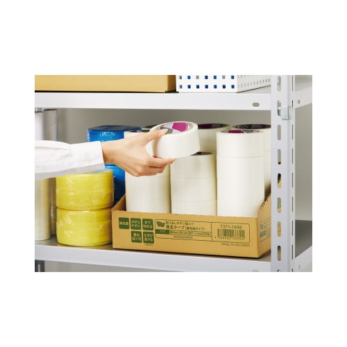 取り出しやすい箱入り養生テープ クリア 180巻