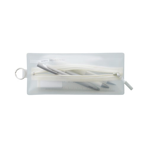 センタージップペンケース サボンブルーX2